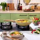 Schafer Fiesta Seramik Wok Tava 28 Cm-Yeşil