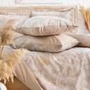 Schafer Home Premium Comfort Çift Kişilik Nevresim Takımı 6 Parça-Ekru