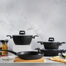 Schafer New Savor Tencere Seti 7 Parça-Siyah