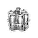 Schafer Retro Döner Standlı Baharat Takımı 7 Parça-Inox