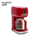 Berghoff Gem Retro 15 bardak Kırmızı Filtre Kahve Makinesi (7950402)