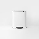 Brabantia Bo Beyaz Pedallı Çöp Kutusu 60 L (Plastik İç Kovalı) (BRA 211300)