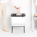 Brabantia Bo Beyaz Plastik Kapaklı Çamaşır Sepeti 60 L (BRA 200502)