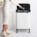 Brabantia Bo White Hi Dokunmatik Çöp Kutusu 60 L (BRA 130205)