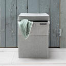 Brabantia Gri Kumaş Çift Fonksiyon Kapaklı Çamaşır Sepeti 35 L (BRA 120428)