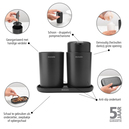 Brabantia Renew Dark Grey 3 Parça Banyo Seti (BRA 280368)