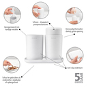 Brabantia Renew White 3 Parça Banyo Seti (BRA 280382)