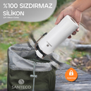Santeco Ktwo Sporcu Termosu 710 ML-Beyaz