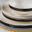 Schafer Adel Line Yemek Takımı 56 Parça-Gold