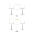 Schafer Alex Ayaklı Kadeh 400 ML 6 Parça-Altın