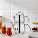 Schafer Alia Çaydanlık Takımı Büyük Boy 4 Parça-Inox