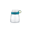 Schafer Clark Ölçü Kabı Kapaklı Kavanoz 1000 Ml 2 Parça-Beyaz/Yeşil