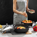 Schafer Gastronomie Master Granit Basık Tencere-24Cm