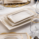 Schafer Glamor Regal Yemek Takımı 60 Parça-Gold