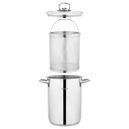 Schafer Gurme Kuşkonmaz ve Kızartma Tenceresi 3 Parça-Inox