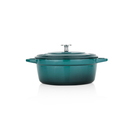 Schafer Guss Chef Döküm Derin Tencere 20Cm-2 Parça-Turkuaz