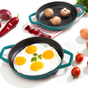 Schafer Guss Chef Döküm Sahan Çift Kulplu 22 Cm-Turkuaz