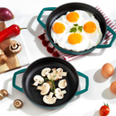 Schafer Guss Chef Döküm Sahan Çift Kulplu 19 Cm-Turkuaz