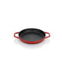 Schafer Guss Chef Döküm Sahan Çift Kulplu 22 Cm 1 Parça-Kırmızı