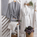 Schafer Home Arya Banyo Seti 6 Parça-Gri/Beyaz