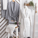 Schafer Home Arya Banyo Seti 6 Parça-Gri/Beyaz