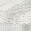 Schafer Home Benofisto Fistolu Pamuk Pike 200x220 Cm-Beyaz