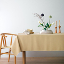 Schafer Home Bianca Keten Polyester Masa Örtüsü 160x250 Cm-Taş Rengi