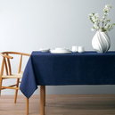 Schafer Home Bianca Keten Polyester Masa Örtüsü 160x250 Cm-Lacivert