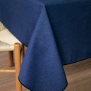 Schafer Home Bianca Keten Polyester Masa Örtüsü 160x250 Cm-Lacivert