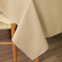 Schafer Home Bianca Keten Polyester Masa Örtüsü 160x250 Cm-Taş Rengi