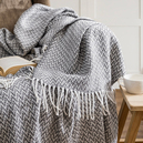 Schafer Home Caprice Throw Battaniye 130x170 Cm-Gri