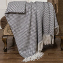 Schafer Home Caprice Throw Battaniye 130x170 Cm-Gri