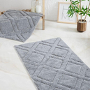 Schafer Home Elly Tafting 2 li Banyo Paspası 60x100-50x60-Antrasit