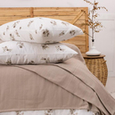 Schafer Home Hera Çift Kişilik Pike Takımı 4 Parça-Bej