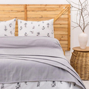 Schafer Home Hera Çift Kişilik Pike Takımı 4 Parça-Gri