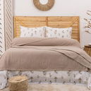 Schafer Home Hera Çift Kişilik Pike Takımı 4 Parça-Bej