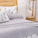 Schafer Home Hera Çift Kişilik Pike Takımı 4 Parça-Gri