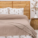 Schafer Home Hera Çift Kişilik Pike Takımı 4 Parça-Bej
