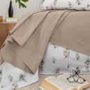 Schafer Home Hera Tek Kişilik Pike Takımı 3 Parça-Bej