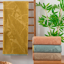 Schafer Home Leaf Jakarlı Havlu 70x140 Cm-Hardal