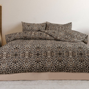 Schafer Home Leopard 3D Pamuk Çift Kişilik Nevresim Takımı 4 Parça