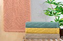 Schafer Home Modern Jakarlı Havlu 70x140 Cm-Kiremit