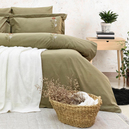 Schafer Home Olive Çift Kişilik Nevresim Takımı 7-Yeşil