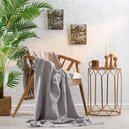 Schafer Home Petra Çift Kişilik Pike 200x230-1 Parça-Gri