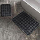 Schafer Home Pia 2 li Peluş Banyo Paspası-Antrasit