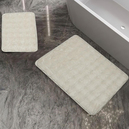 Schafer Home Pia 2 li Peluş Banyo Paspası-Krem