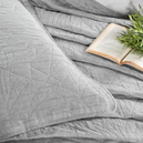 Schafer Home Shine Yatak Örtüsü Seti-3 Parça-Gri
