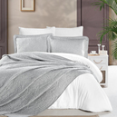 Schafer Home Shine Yatak Örtüsü Seti-3 Parça-Gri