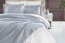 Schafer Home Shine Yatak Örtüsü Seti-3 Parça-Indigo