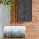 Schafer Home Solid Jakarlı Havlu 70x140-Antrasit